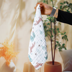 5pcs Bamboo Muslin Baby Face Towels