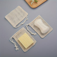 3pcs Natural Mesh Facial Cleansing Foam Net