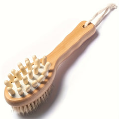 Bamboo Long-Handle Double-Sided Body Brush