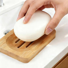 Bamboo Soap Dish with Drainage