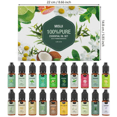 20 Essential Oils Gift Set - 10ml Each