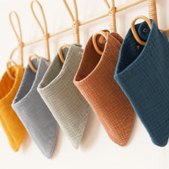 Muslin Baby Bandana Drool Bibs