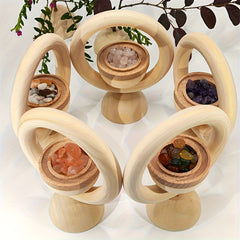 Wooden Jade Stone Essential Oil Diffuser