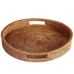 Handwoven Rattan Storage Basket