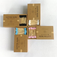 200pcs Bamboo Cotton Buds – Eco-Friendly & Biodegradable