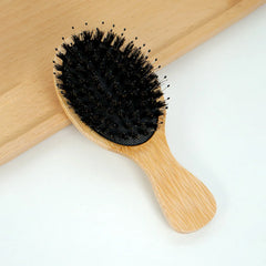 Bamboo & Boar Bristle Hair Brush – Eco-Friendly, Plastic-Free Haircare