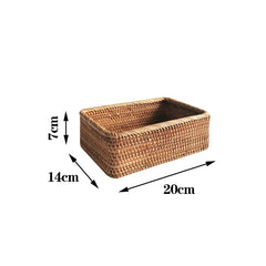 Handwoven Rattan Storage Basket