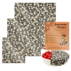 Reusable Beeswax Food Wraps (3pcs)