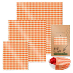 Reusable Beeswax Food Wraps (3pcs)