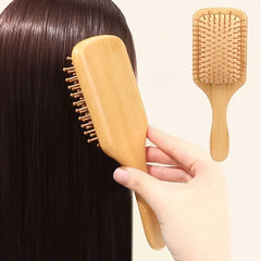 Wooden hairbrush