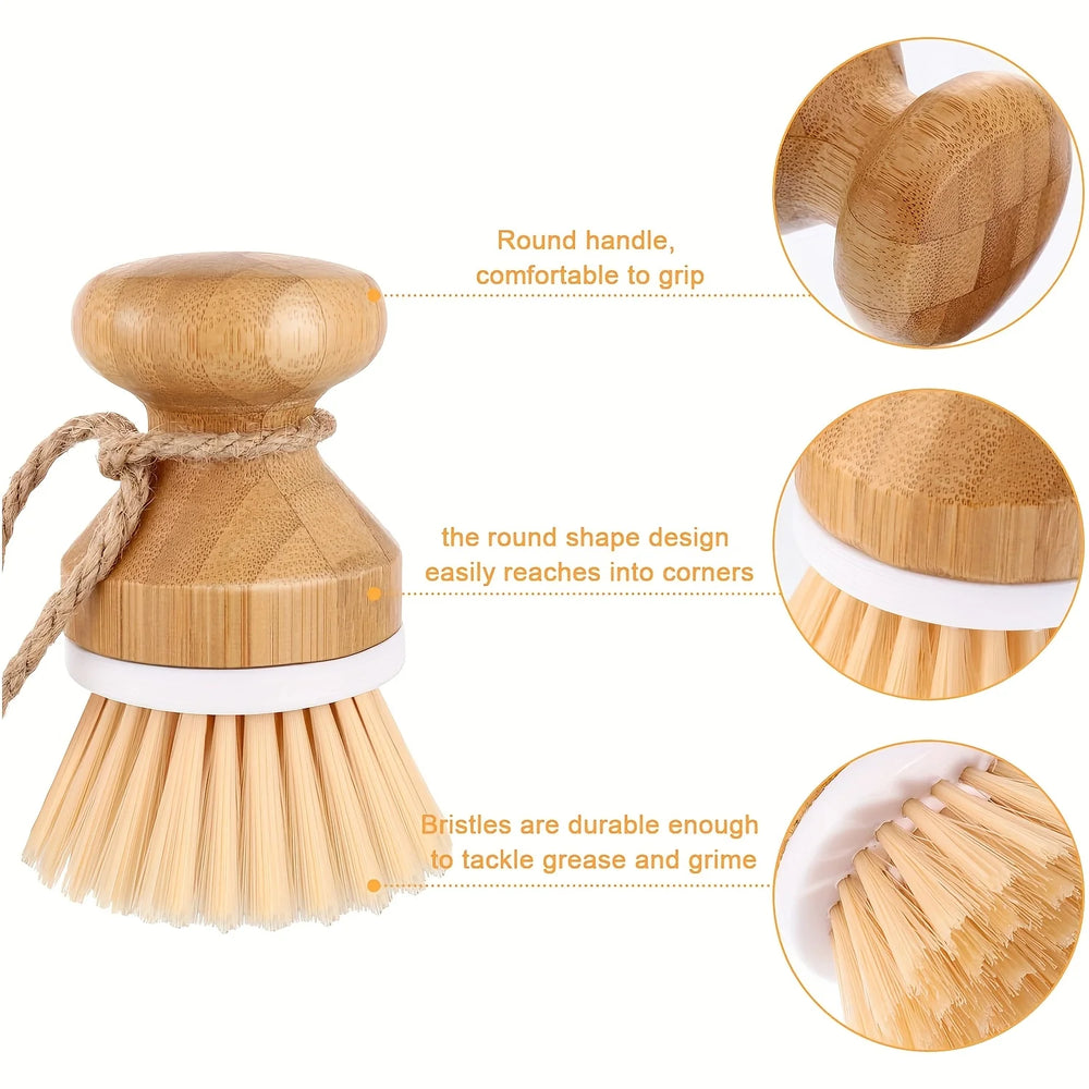 Bamboo Dish Scrub Brush