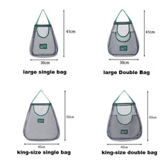 Measurement chart of different sizes of Reusable Mesh Storage Bag