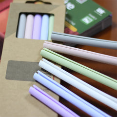 Reusable Silicone Straws (Pack of 6) – Plastic-Free, Eco-Friendly Drinking