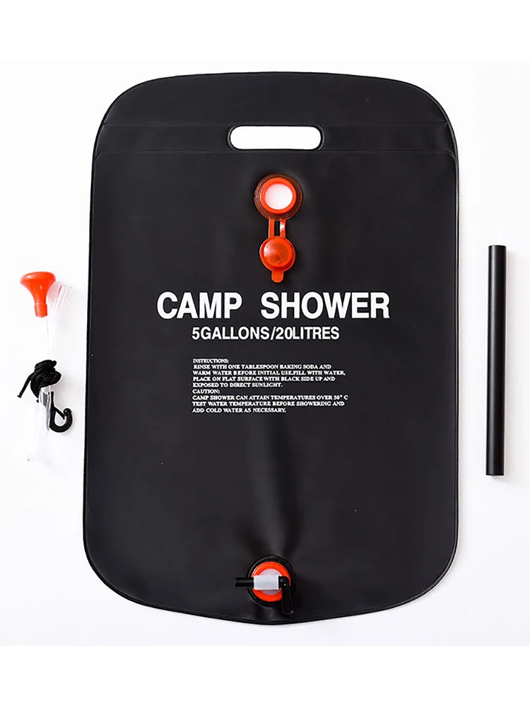 20L Solar Camping Shower Bag