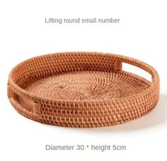 Handwoven Rattan Storage Basket