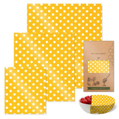 Reusable Beeswax Food Wraps (3pcs)