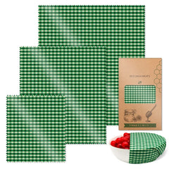 Reusable Beeswax Food Wraps (3pcs)