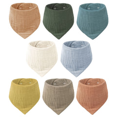 Muslin Baby Bandana Drool Bibs