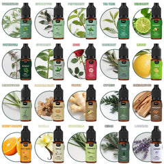 20 Essential Oils Gift Set - 10ml Each