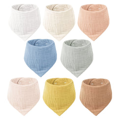 Muslin Baby Bandana Drool Bibs