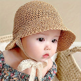 Girls' Handmade Fisherman Sun Hat – Adjustable, Breathable