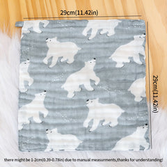 5pcs Bamboo Muslin Baby Face Towels