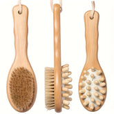 Bamboo Long-Handle Double-Sided Body Brush