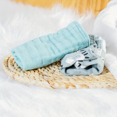 5pcs Bamboo Muslin Baby Face Towels
