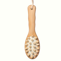 Bamboo Long-Handle Double-Sided Body Brush
