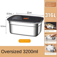 304 Stainless Steel Bento Box