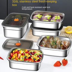 304 Stainless Steel Bento Box