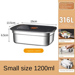 304 Stainless Steel Bento Box