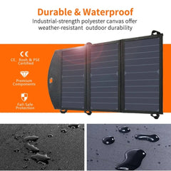 CHOETECH 19W Portable Solar Panel Charger