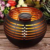 Waterproof Outdoor Solar Lantern – Metal LED Table Lamp