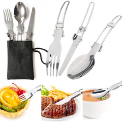 9-Piece Foldable Camping Cookware Set