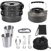 9-Piece Foldable Camping Cookware Set