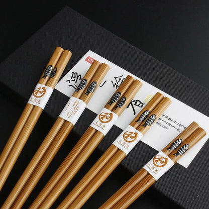 Eco-Friendly Reusable Bamboo Chopsticks