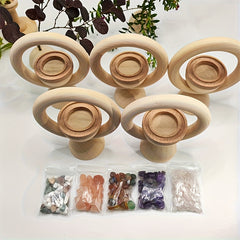 Wooden Jade Stone Essential Oil Diffuser