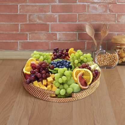 Handwoven Rattan Storage Basket