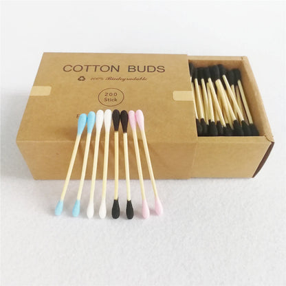 200pcs Bamboo Cotton Buds