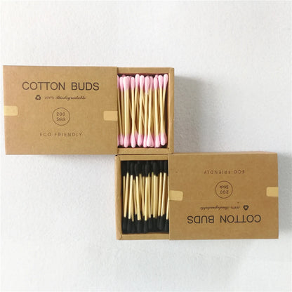 200pcs Bamboo Cotton Buds