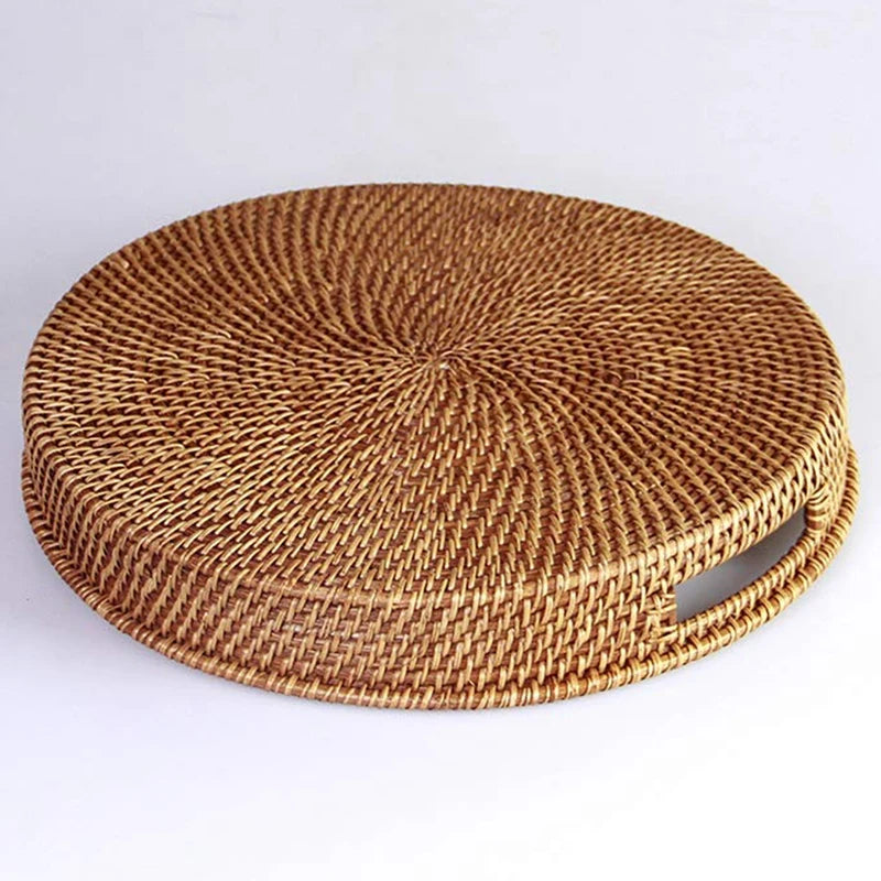 Handwoven Rattan Storage Basket