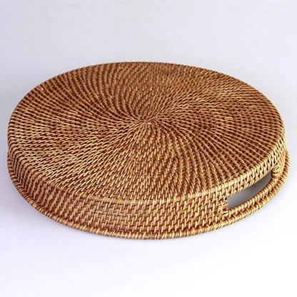 Handwoven Rattan Storage Basket