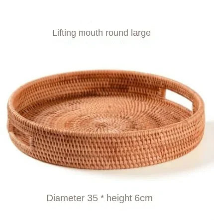 Handwoven Rattan Storage Basket