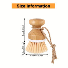 Bamboo Dish Scrub Brush