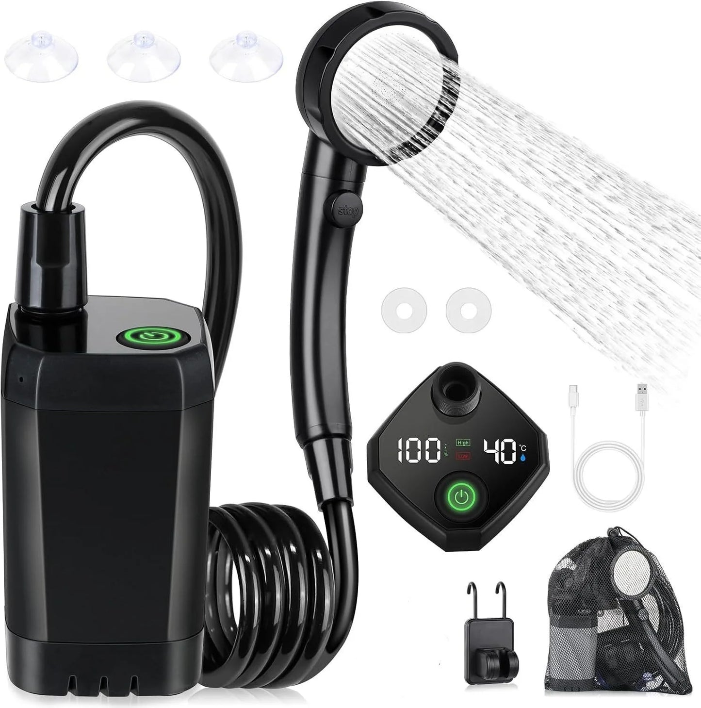 Portable Camping Shower Set