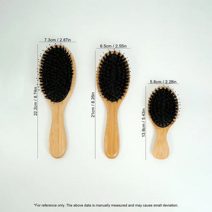 Natural Bamboo & Boar Bristle Hair Brush