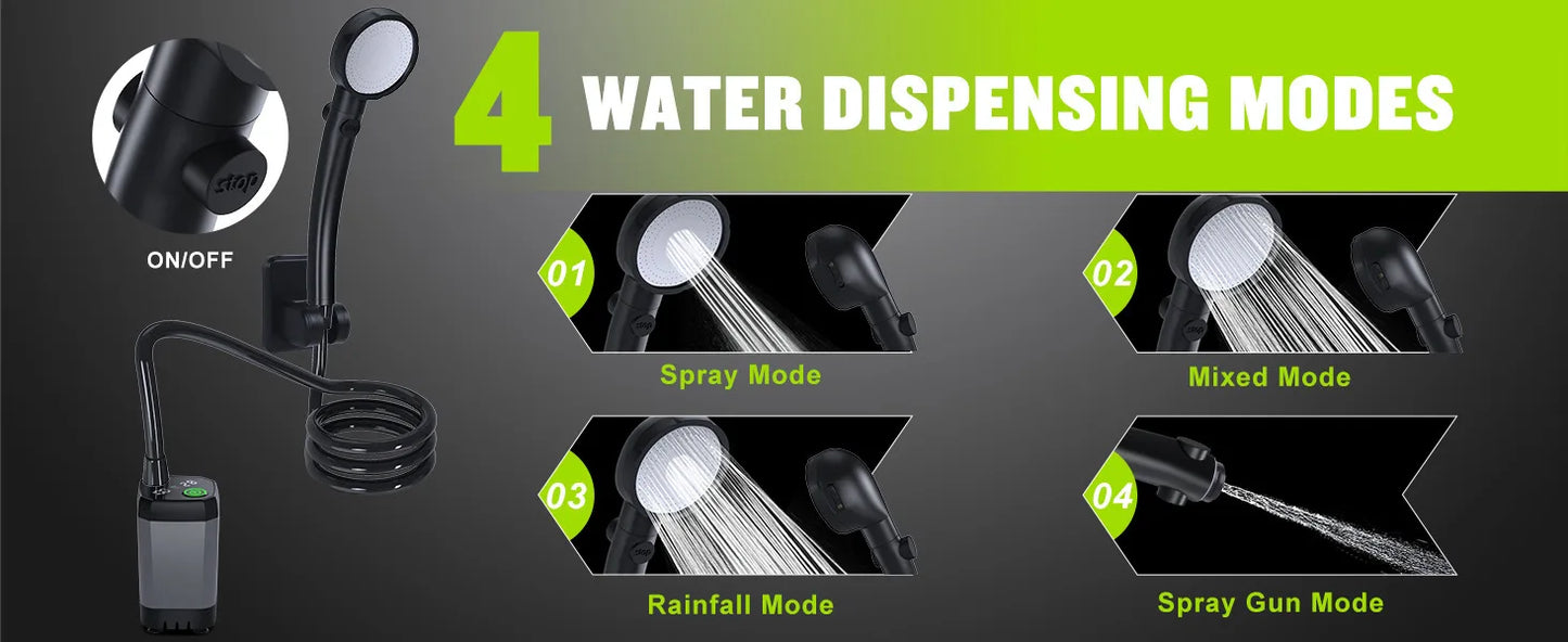 Portable Camping Shower Set