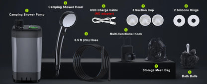 Portable Camping Shower Set