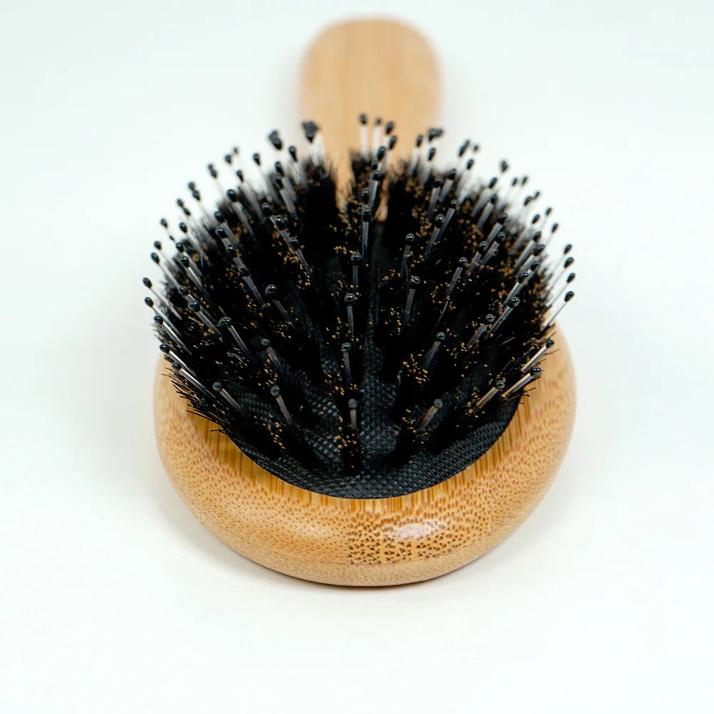 Bamboo & Boar Bristle Hair Brush – Eco-Friendly, Plastic-Free Haircare